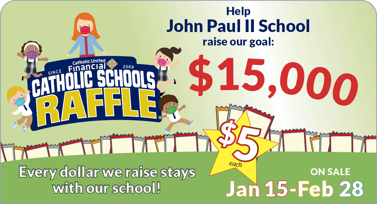 Catholic United Financial Raffle Begins on Jan 15th St. John Paul II